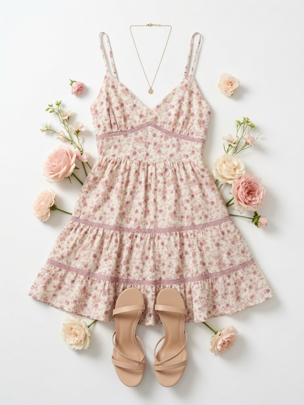 Sleeveless Mini Dress With Trim Detail Medium